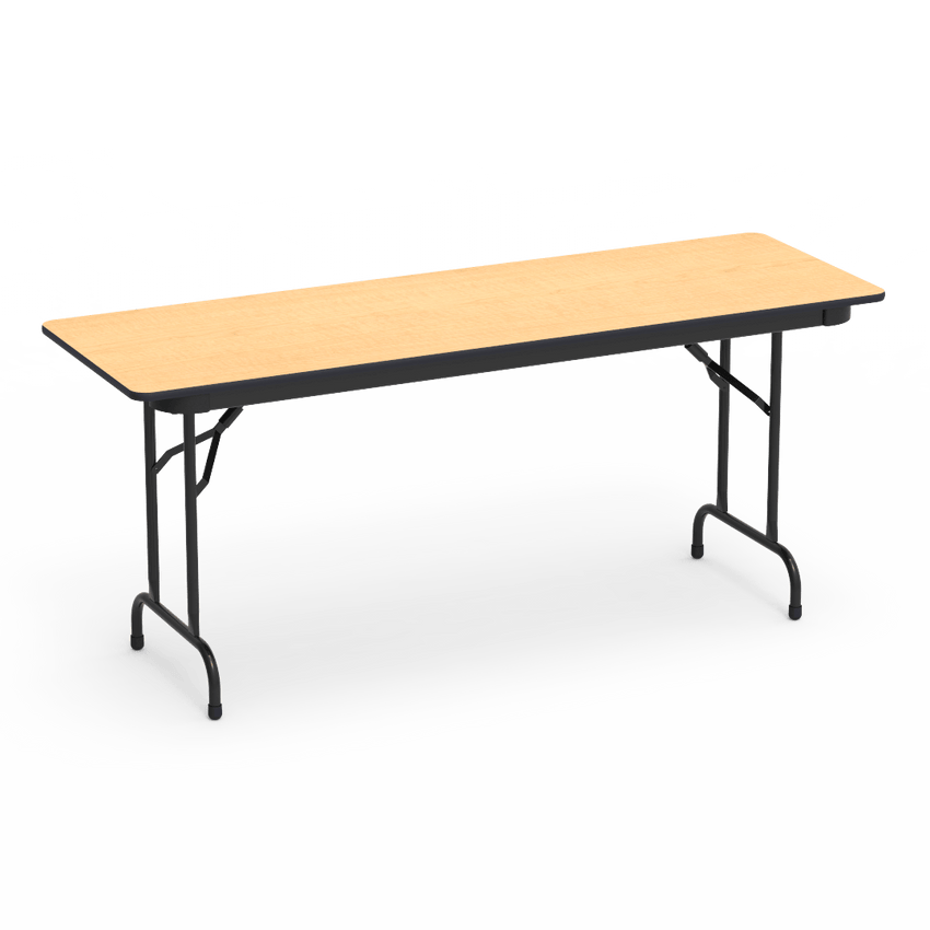 Virco 602472 - 6000 series 3/4" thick particle board folding table 24" x 72" - SchoolOutlet