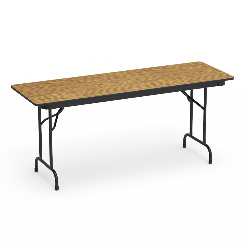 Virco 602472 - 6000 series 3/4" thick particle board folding table 24" x 72" - SchoolOutlet