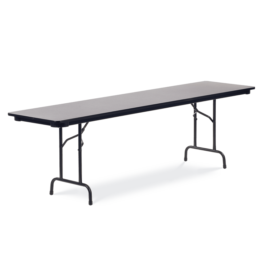 Virco 602496 - 6000 series 3/4" thick particle board folding table 24"W x 96"L x 29"H - SchoolOutlet