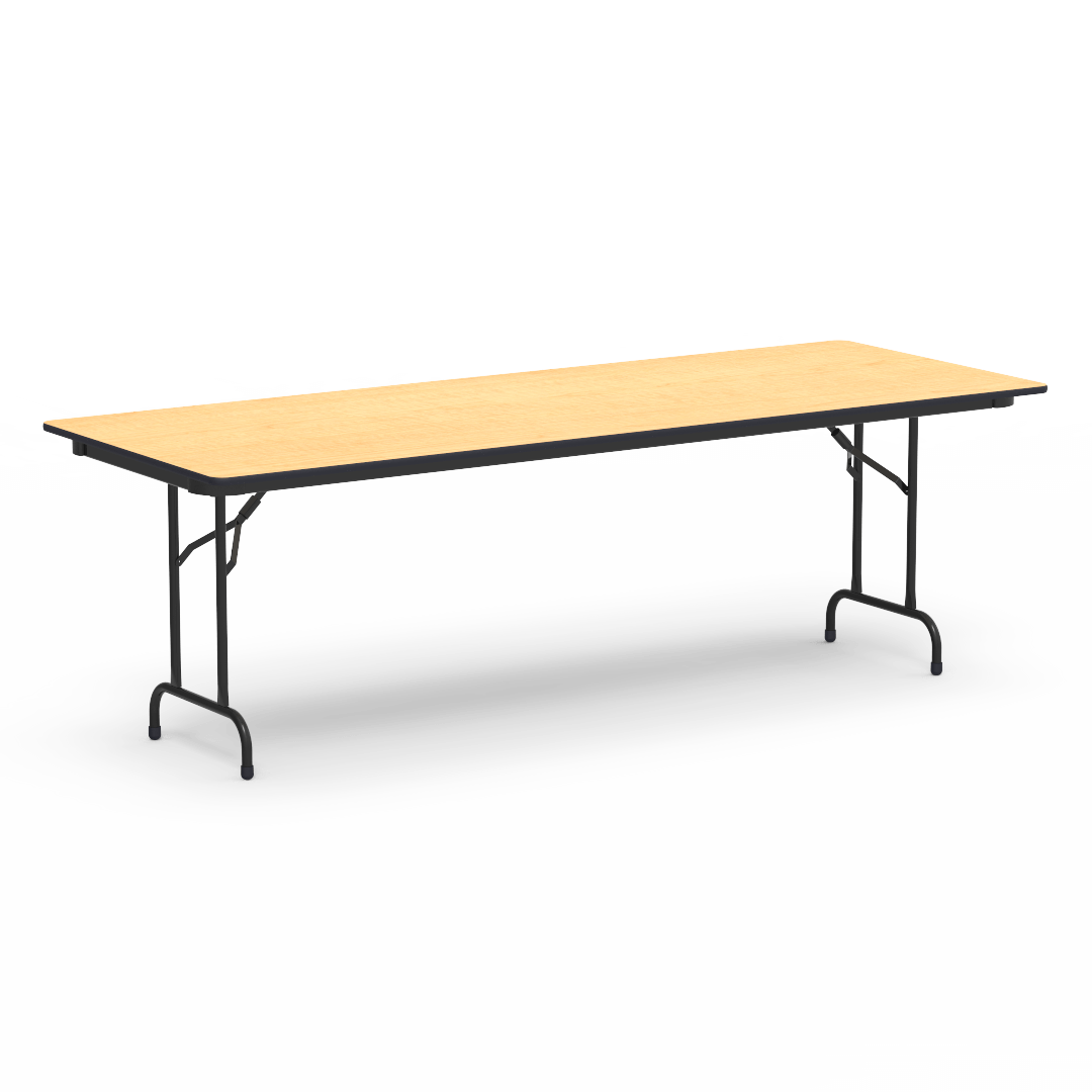 Virco 603096 - 6000 series 3/4" thick particle board folding table 30" x 96" - SchoolOutlet