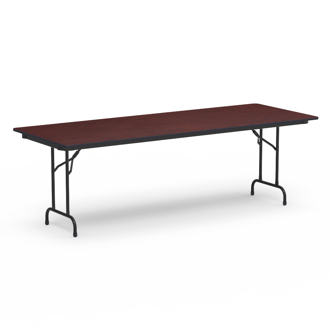 Virco 603096 - 6000 series 3/4" thick particle board folding table 30" x 96" - SchoolOutlet