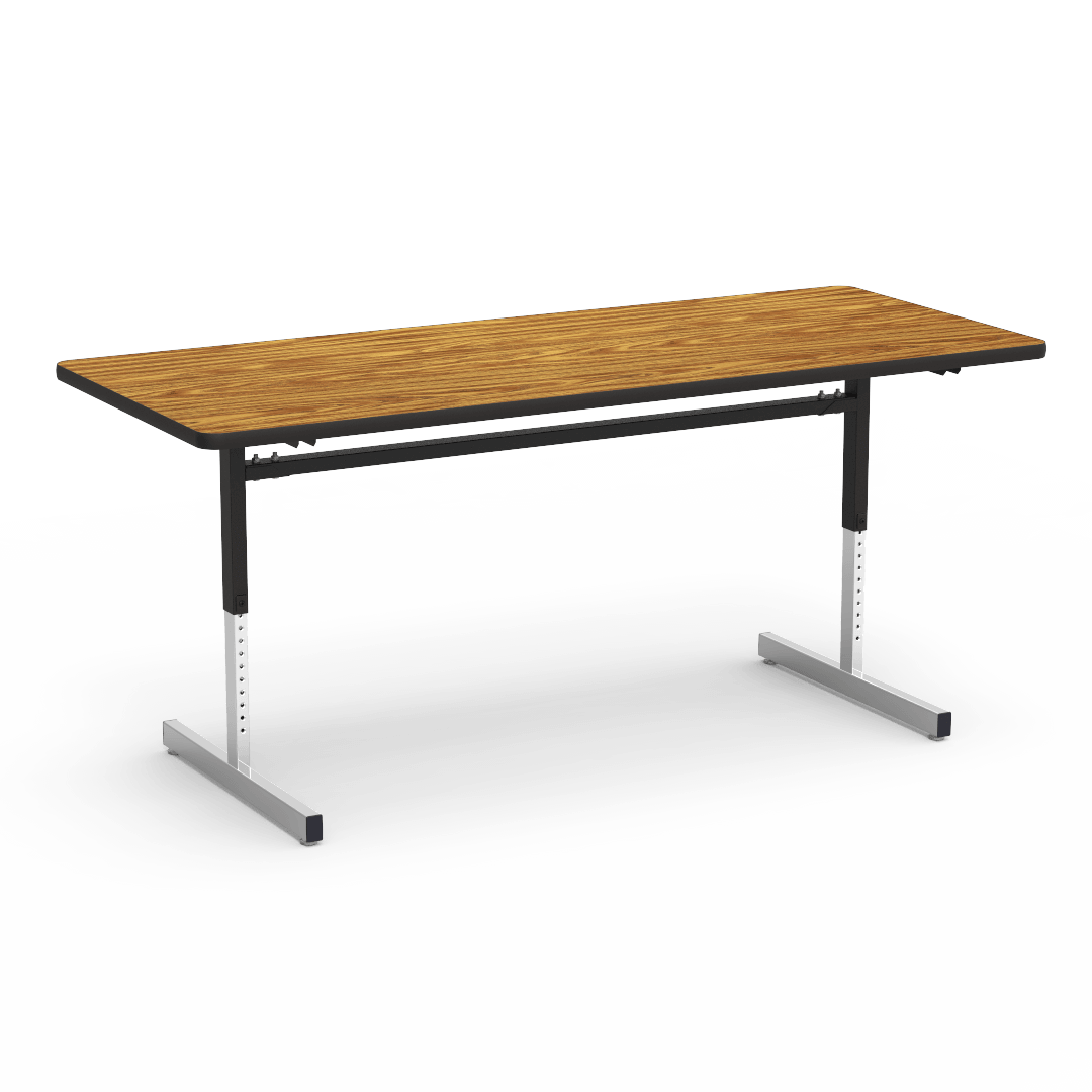 Fuerza 873072 - 8700 Series, Computer Table with Cantilevered, 30" x 72" Top - SchoolOutlet