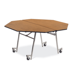 Virco MT60OCT - Octagonal Mobile Cafeteria Table - T-mold Edge - 60" Dia (Virco MT60OCT)