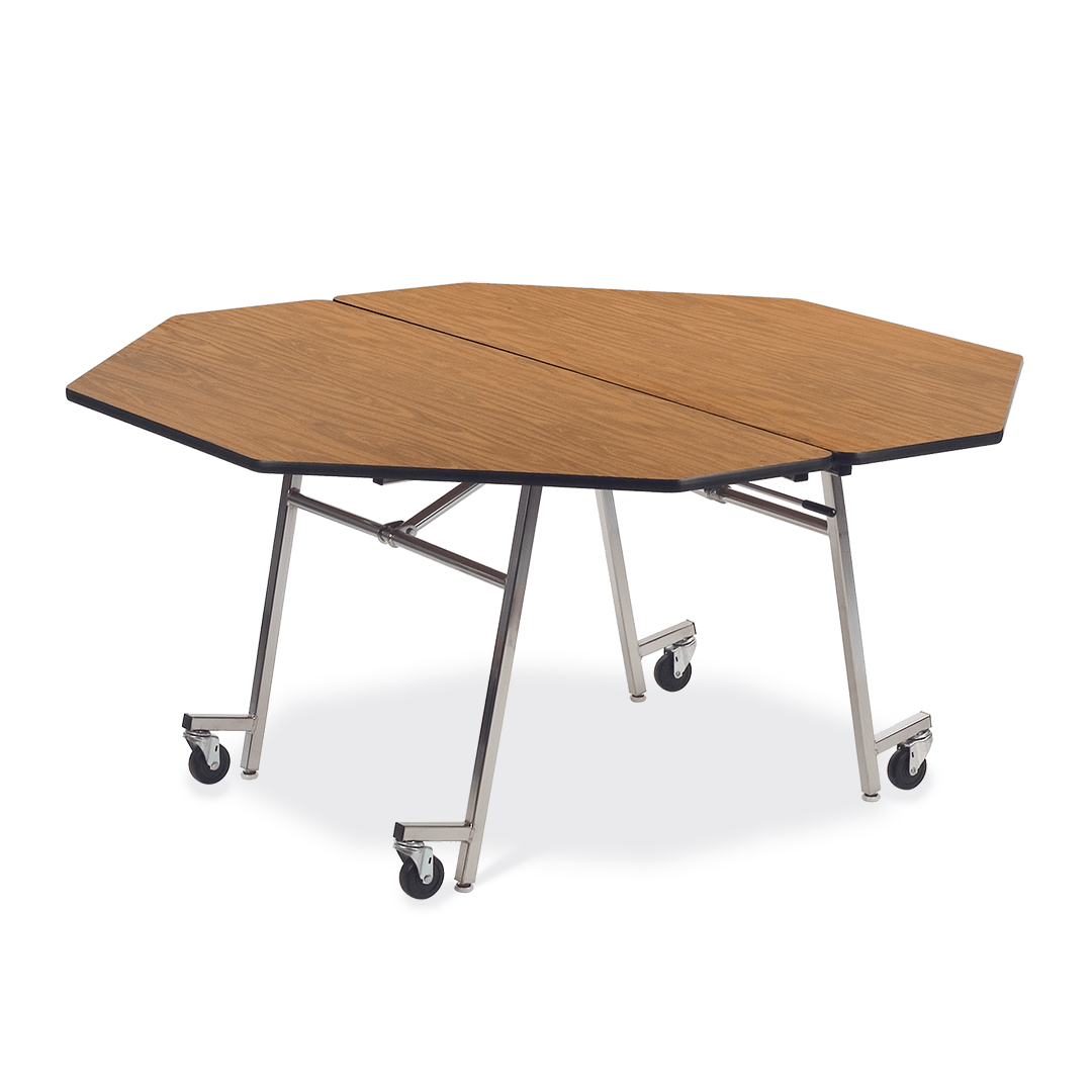 Virco MT60OCTAE - Octagonal Mobile Cafeteria Table - Sure Edge - 60" Dia (Virco MT60OCTAE) - SchoolOutlet