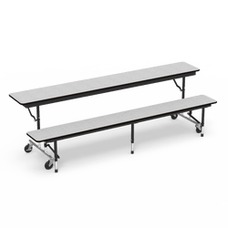 Virco MTC8 - 8 Foot Convertible Bench Table - T-mold Edge (Virco MTC8)
