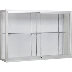 Waddell Champion  1200 Wall Case w/ Cork Back & Anodized Aluminum Frame - 48"W x 48"H x 16"D(Waddell WAD-12404-CK)