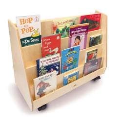 Whitney Brothers Deluxe Two Sided Mobile Book Display(Whitney Brothers WHT-WB0136)