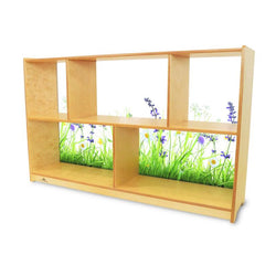 Whitney Brothers Nature View Acrylic Back Cabinet 30"H (WHT-WB0248)