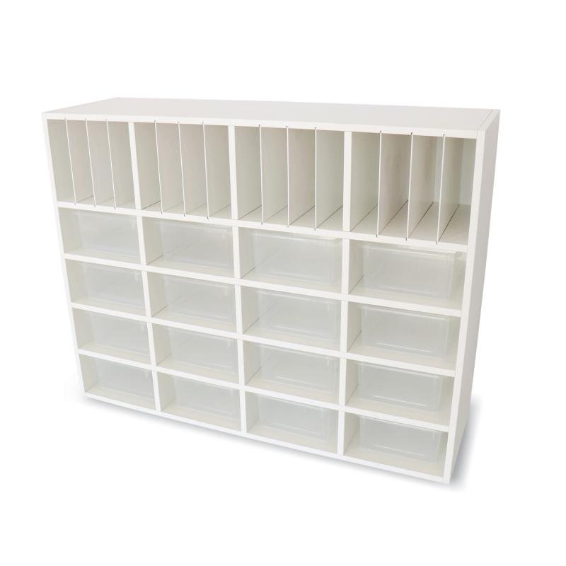 Whitney Brothers Whitney White Cubby Organizer Cabinet(Whitney Brothers WHT-WB0664) - SchoolOutlet