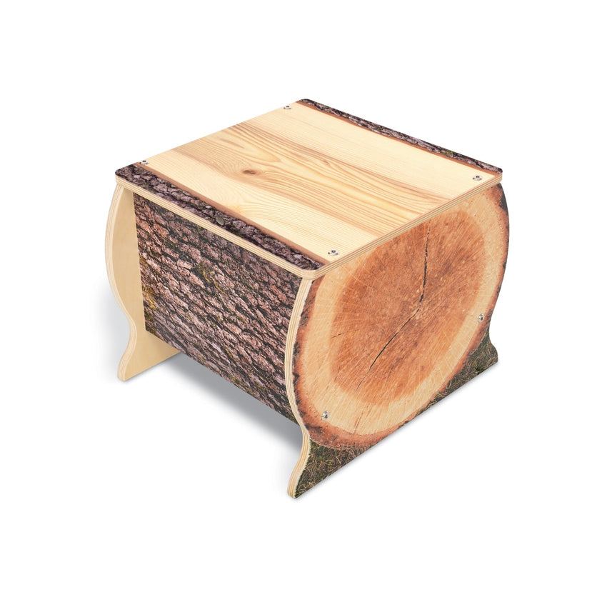 Whitney Brothers Nature View Live Edge Small Log Bench 12" Height - SchoolOutlet