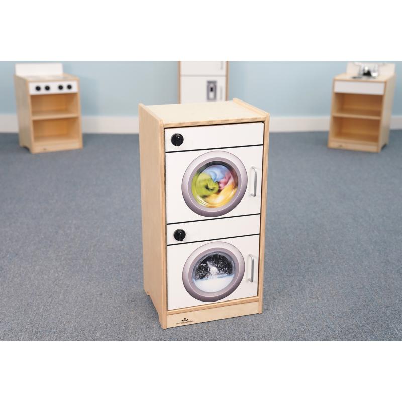 Whitney Brothers Let's Play Toddler Washer/Dryer - White - SchoolOutlet