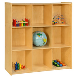 Wood Designs Contender Big Cubby Storage with 9 Cubbies - RTA - (C50900)