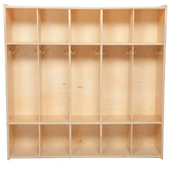 Wood Designs Contender 5 Section Locker - Assembled - (C51200F)