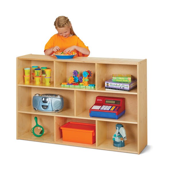 Young Time Super-Sized Single Storage Unit - Three Shelf - Ready To Assemble (Young Time YOU-7020YT) - SchoolOutlet