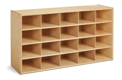 Young Time 20 Cubbie-Tray Storage without Bins - Ready-to-Assemble (Young Time YOU-7040YT)