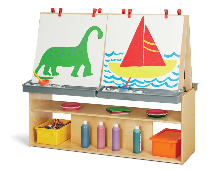 Young Time 4 Station Art Center - Ready-to-Assemble (Young Time YOU-7093YT) - SchoolOutlet