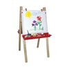 Easel with a child's painting on it