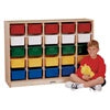 Jonti-CraftBaltic Birch Gliding 25-Cubby Mobile Storage Unit