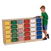 Jonti-CraftBaltic Birch 30-Cubby Mobile Storage Unit