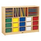 Jonti-Craft Baltic Birch Sectional Mobile Cubby Unit