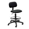 Black Safco Lab chair on a white background