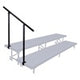 National Public Seating  Side Riser Guardrail