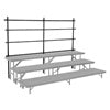 National Public Seating  Straight Riser Guardrail