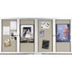 MoorecoDeluxe Bulletin Board Cabinets