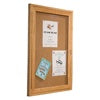 MoorecoWood Trim Bulletin Board Cabinet