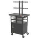 MoorecoHeight Adjustable Flat Panel TV Cart