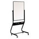 Double-Sided Markerboard w/ Black Tubular Steel Frame