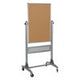 Platinum Series Markerboard/Corkboard w/ Aluminum Frame