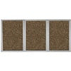 MoorecoEnclosed Indoor Bulletin Board - 3 Door