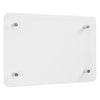 White glass whiteboard