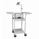 Buhl Industries Tall Adjustable Steel Overhead Projector Cart