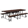 National Public SeatingBench Style Mobile Cafeteria Tables
