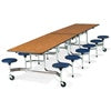 VircoStool Style Mobile Cafeteria Tables