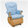 Blue glider chair