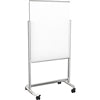 White glass board on a white background