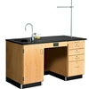 Diversified Woodcrafts Instructor Science Desk on a white background