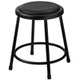National Public SeatingBlack Padded Science Lab Stools