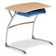 Virco Student Desks with Colored Book Box