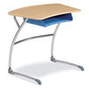 Virco Student Desks with Colored Book Box