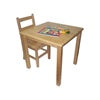 Early Childhood Resources Deluxe Hardwood Square Table