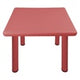 ECR4Kids Square Plastic Activity Table