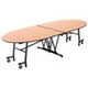 AmTabElliptical Mobile Cafeteria Table