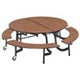 AmTabMobile Bench Cafeteria Table