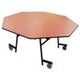 AmTabOctagon Mobile EZ-Tilt Cafeteria Table