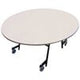 AmTabOval Mobile EZ-Tilt Cafeteria Table