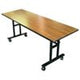 AmTabRectangle Mobile EZ-Tilt Cafeteria Table